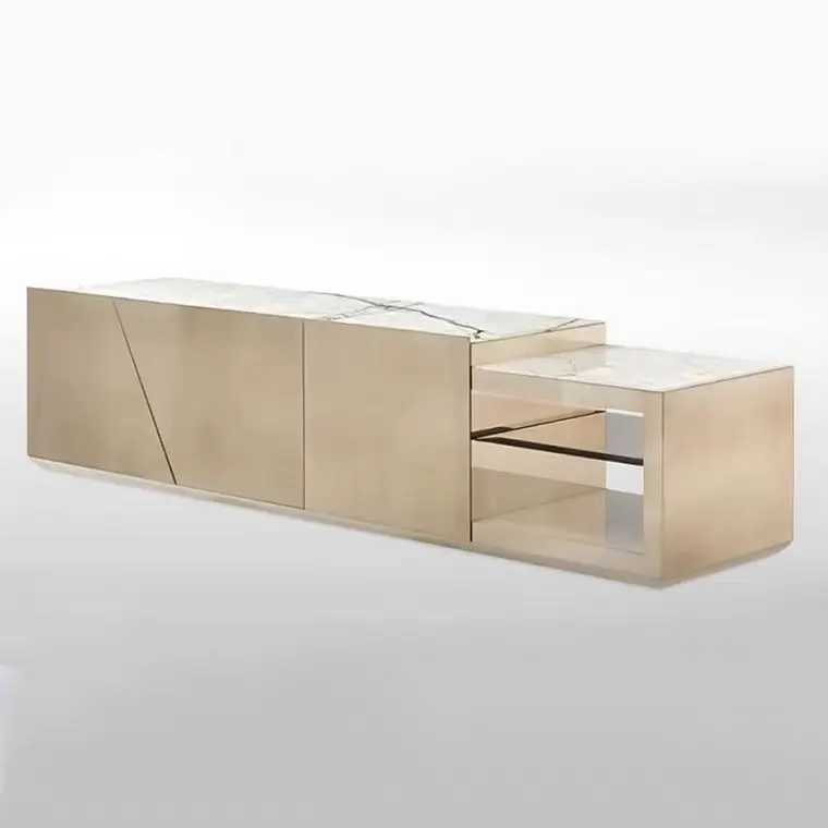 TV cabinet light luxury Italian video and audio cabinet modern simple storage cabinet high-end Customization