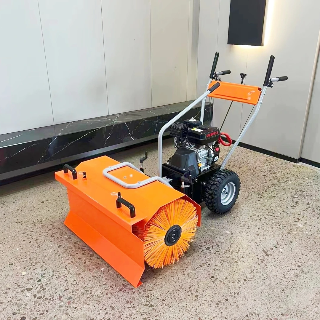 Portable 4wd Wheel Snow Plow Tractor Low Energy Consumption Snow Shovel Machine