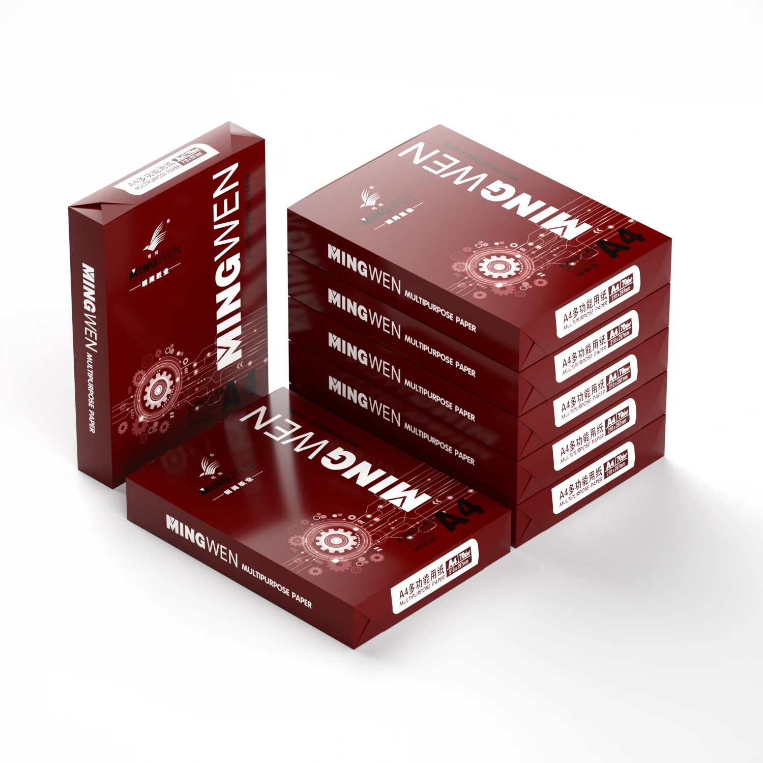 Best Quality A4 Paper 70 GSM 500 Sheets 100% Pulp for Copiper Laser Printing Paper A4