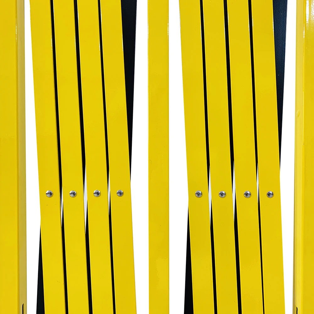 Легко собранный защитный складной баррикад, контроль толпы, безопасный парковочный забор, металлический раздвижной расширяемый барьер