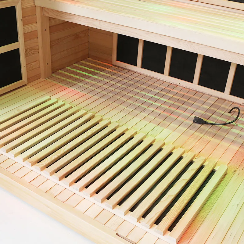 Low price indoor 2 person healthy far infrared dry healthy detox cabin sauna