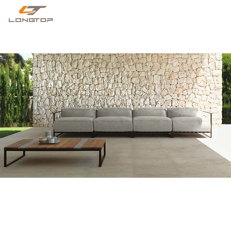 Cheap all weather garden rattan furniture wicker outdoor rattan sofa outdoor sofa