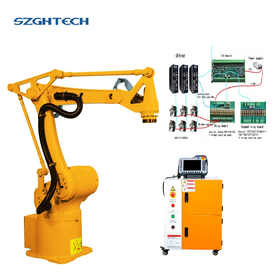 SZGH 6 dof kuka robot arm milling machine cnc robot arm welder kit industrial 6 axis welding robot arm