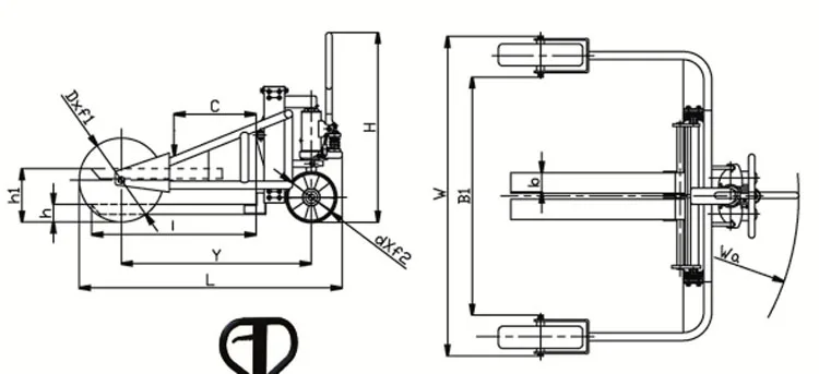 China Good Quality Stainless Steel Rough Terrain Hand Pallet Truck For Sale