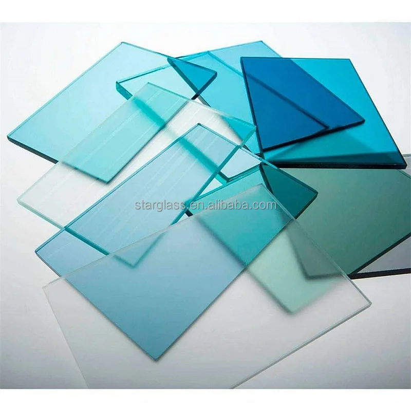 Ford Blue Dark Blue Tinted 3mm Thick Flat Reflective Glass for Bathroom Exterior Curtain Wall and Interior Decoration