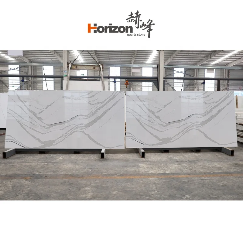 horizon wholesale 3500*2000mm artificial stone 15mm 20mm 30mm quartz countertop quartz slab artificial quartz stone