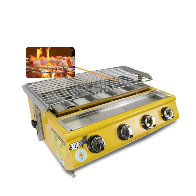Outdoor cooking chinese kebab grill barbecue plancha gas grills
