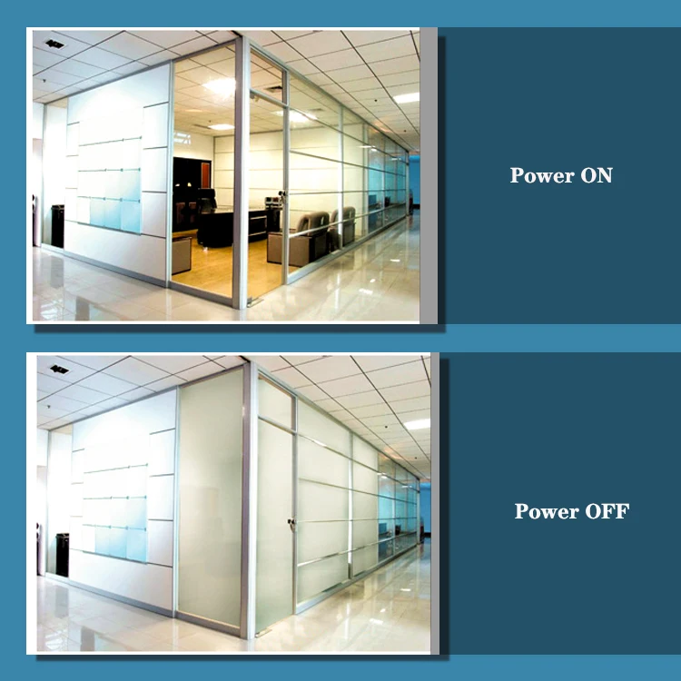 Smart Glass Film PDLC Self Adhesive Intelligent Film Switchable Electrochromic Frosting PDLC Film For Laminated Glass