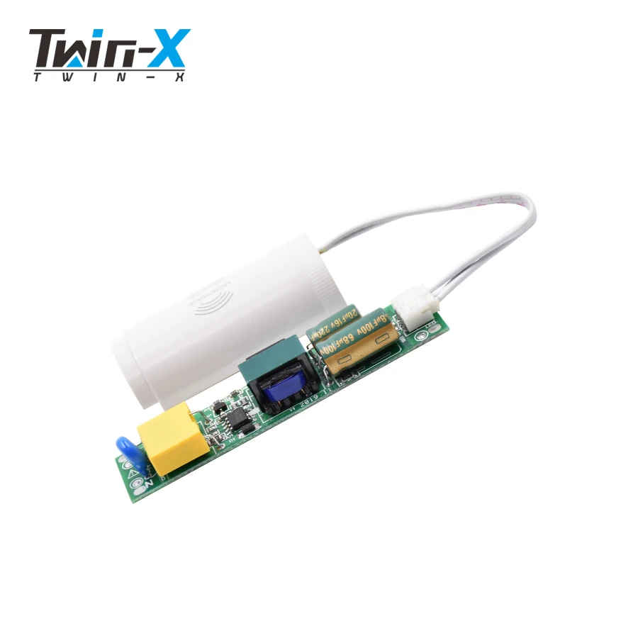 Bulk supply of non-isolated LED fluorescent lamp inductor driver for micro-bright to full-bright LED