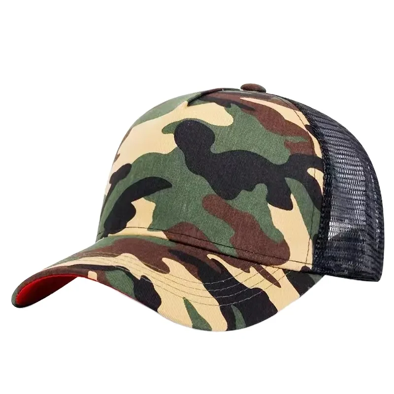 5 panel mesh hats accept custom logo 2024 products Wholesale custom embroidery animal mesh sports trucker hats for men