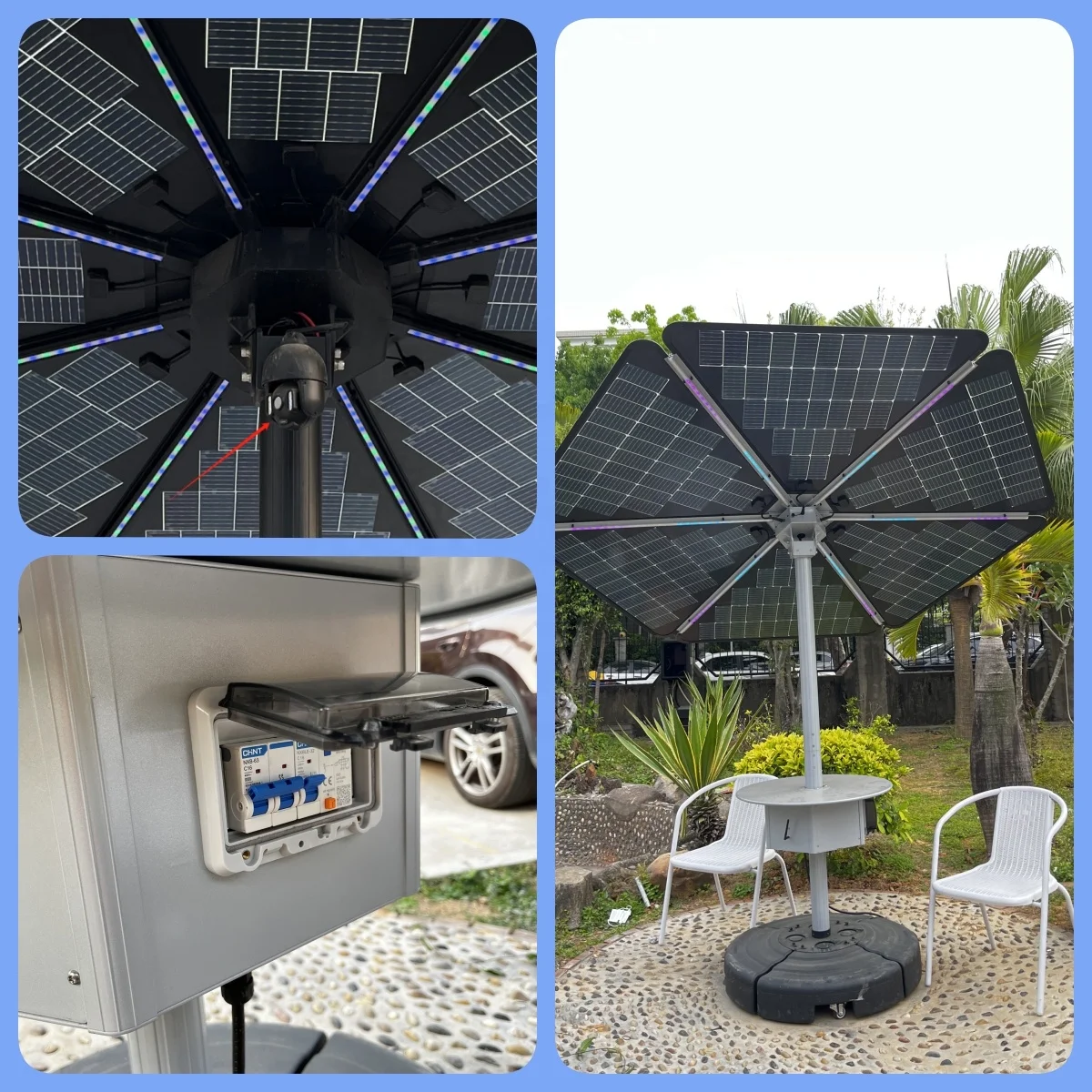 New Design 600W On Grid Solar System Sunflower Power Plant Solar Sun Flower Panel Energy System