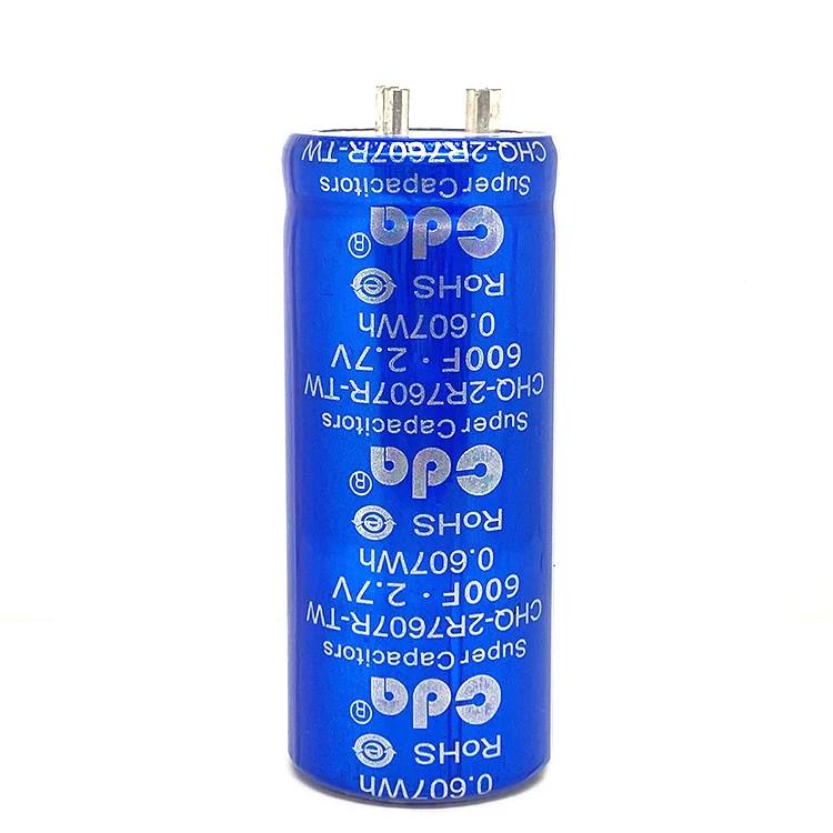 CDA Car Battery  Power capacitor CHQ-2R7105R-TW 2.7V1F 2F 3.3F 5F 7F 10F 25F 50F  capacitors toy robots Super Capacitor 100F