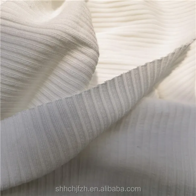 Custom 4+3 Ribbing Cotton Spandex 4+4 Rib Fabric 93%Cotton 7%Spandex 4x4 Rib Fabric Knit Rib Fabric For Joggers