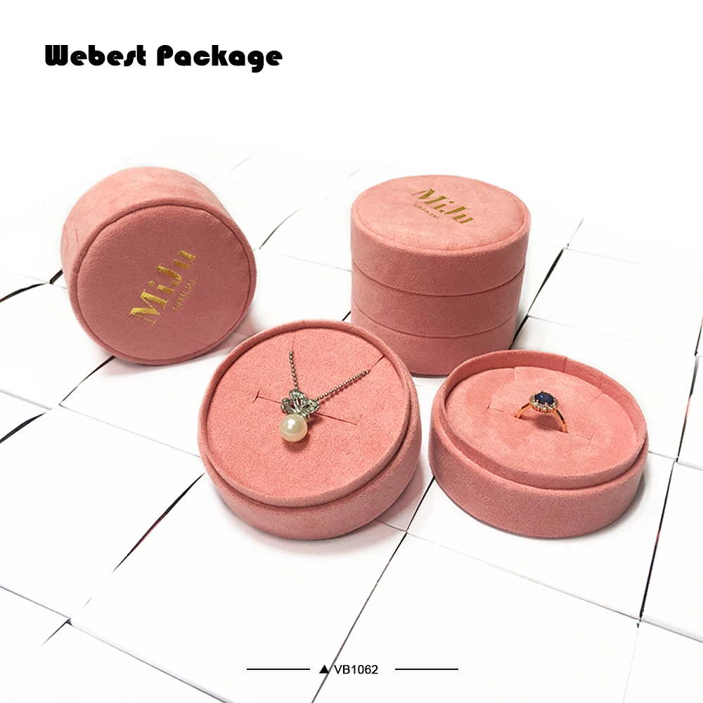 Webest Package round jewellery packaging small wedding gifts box for guests