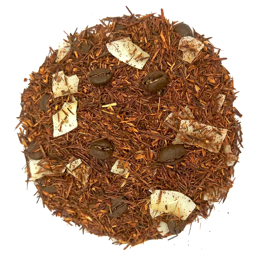 Wholesale rooibos tea south africa in bulk loose tea blends rooibos vanilla latte tea toffee caramel rooibos flavor