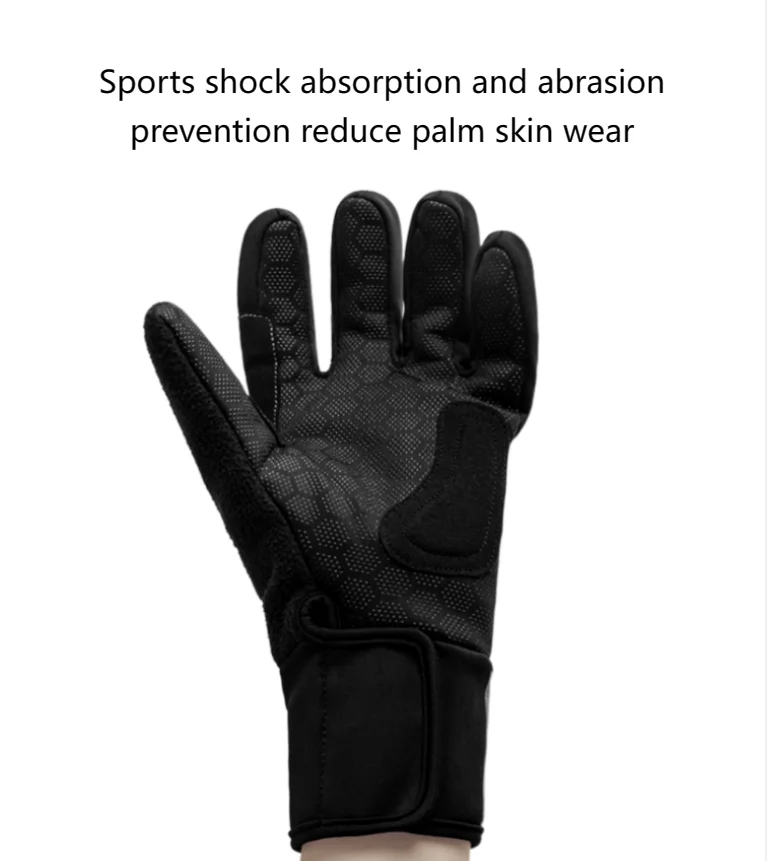 Теплые перчатки зимой Мужчины Езда на мотоциклах, велосипедах, лыжах, водонепроницаемые и холодные перчатки.