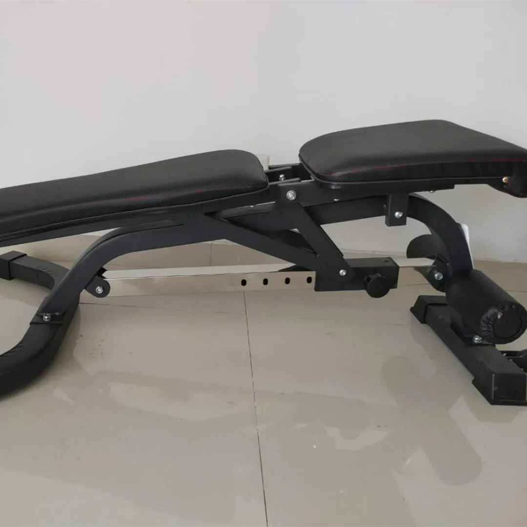 
Commercial black fitness chair can be folded and adjustable with high quality for both men and women 