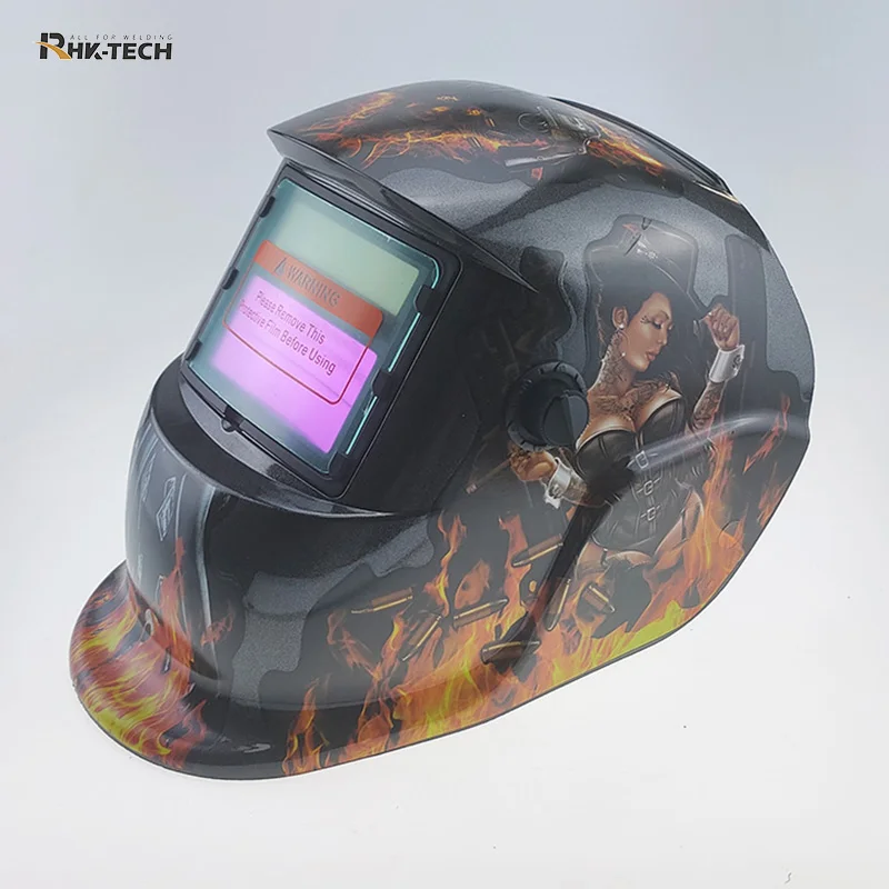 Digital Welding Mask Helmet Auto Darkening Adjustable Welding Lens Welding Electrician Protective Equipment Protective Mask