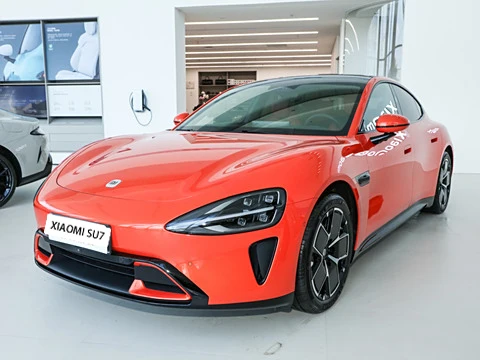 Used cars for sale XIAOMI SU7 Lava Orange Ev New Energy Vehicle Pure Electric China Factory High Power Ultra Remote 5-seater