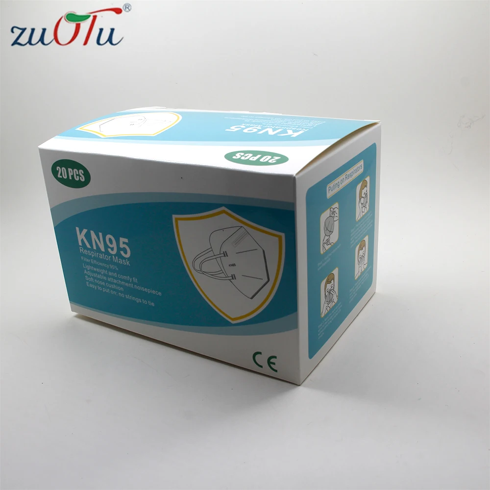 
Tissue Package Mask Makes Up N95 KN95 surgical glove Cotton Pad Packing Cardboard Paper face mask packaging box 