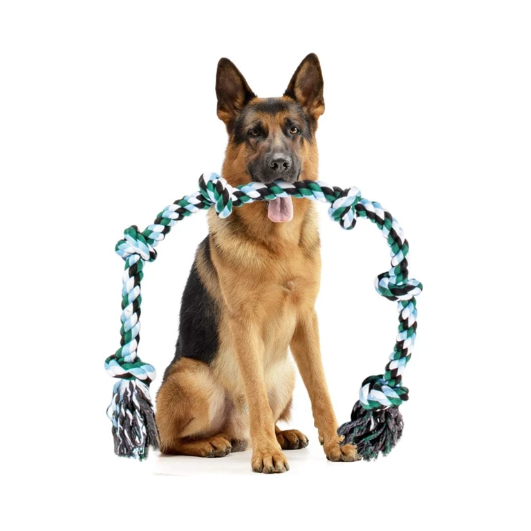 42 Inch 6 Knot Indestructible Toy Giant Dog Rope Chew Toys for Extra Large Dogs