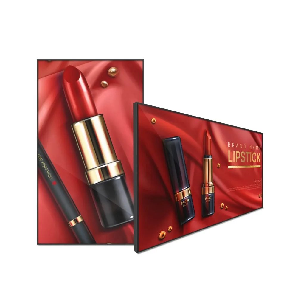 49 Inch Commercial LCD Display IndoorWall Mount with Android or PC/ Wins System & Management Software  Capacitive Touch