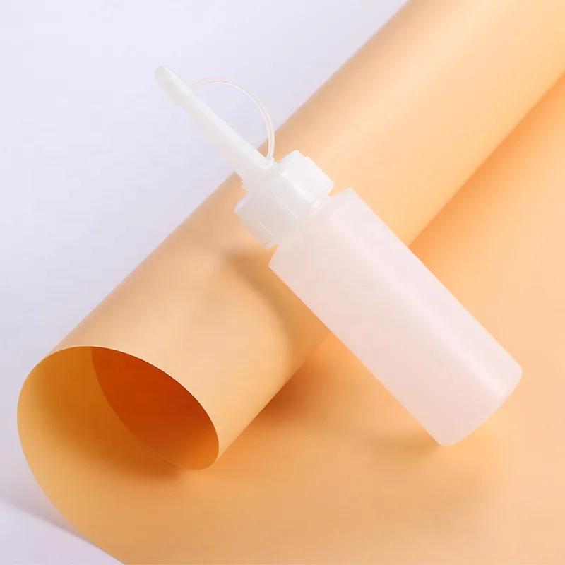 Wholesale Plastic Available 70ml HDPE Needle Tip Plastic Dropper sauce squeeze bottles condiment