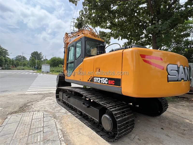 SANY second hand excavator SY215C SY235C with ISUZU engine heavy used excavator ready to ship
