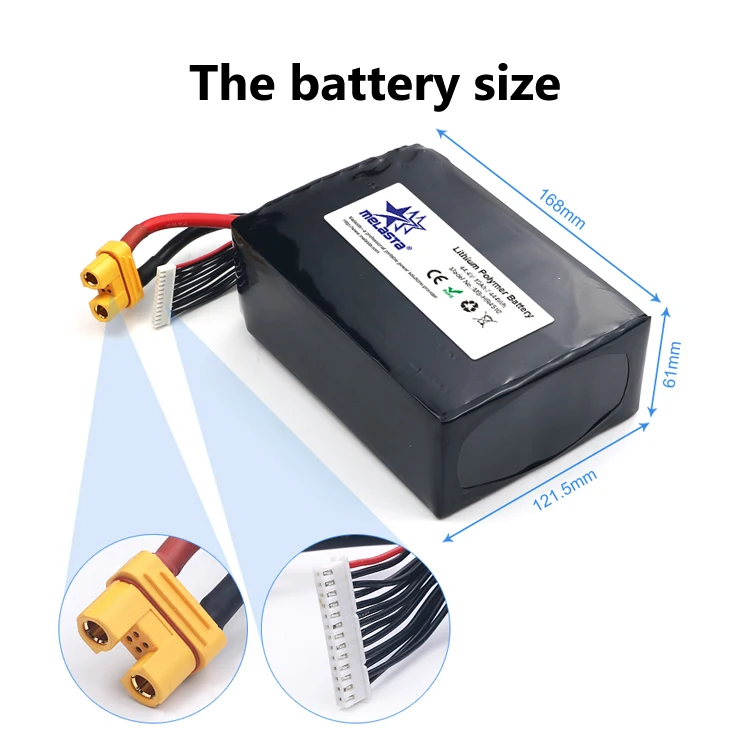 Melasta 22.2v 4500/9500/12000mah 6s Lipo Battery 15/25/30c Remote Control Drone Battery For Mini Uav Drone