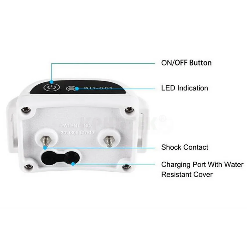 Wireless Dog Fence System Pet Containment System, Pets Dog Containment System Boundary Container  IP65 Waterproof Dog Training