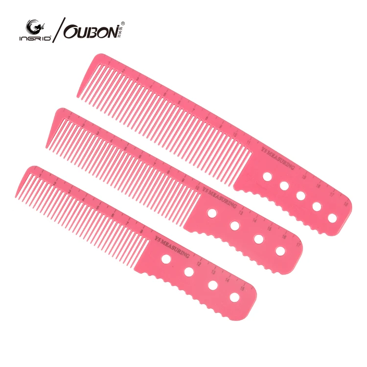 Professional Hair Scale Comb Set Salon Hair Cutting Styling Measure Combs