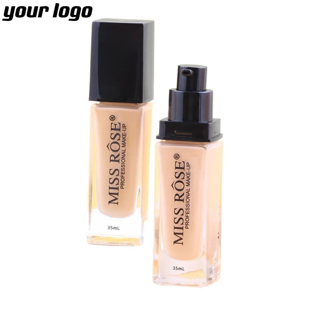 fond de teint pour peau noir couvrance optimale base de maquillaje Foundation liquid Full Coverage Fond de teint