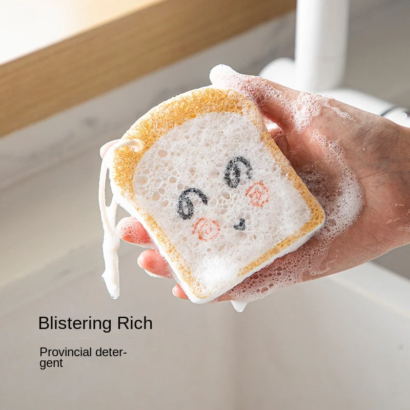 TIGARL Wholesale High Density Dish Washing Nano Wood Pulp Lovely Clean Sponge Magic Natural Cellulose Clean Scrub Sponge New