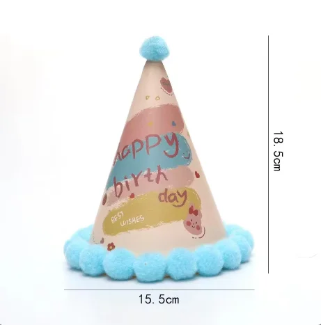 Wholesale Festival Birthday Party Supplies Kids Happy Birthday Hat Party Hats Party Paper Hats