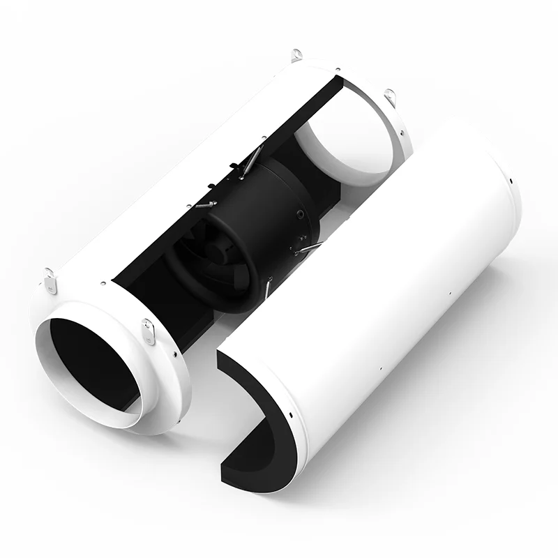 Hydroponics Silent inline Duct cooling Fan 10 Inch