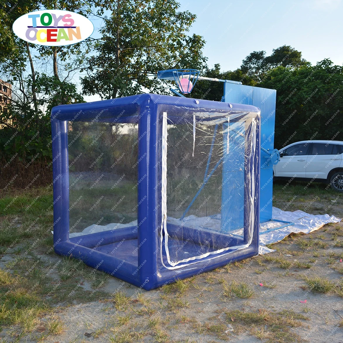 new design inflatable dunk tank alternative burst water balloons