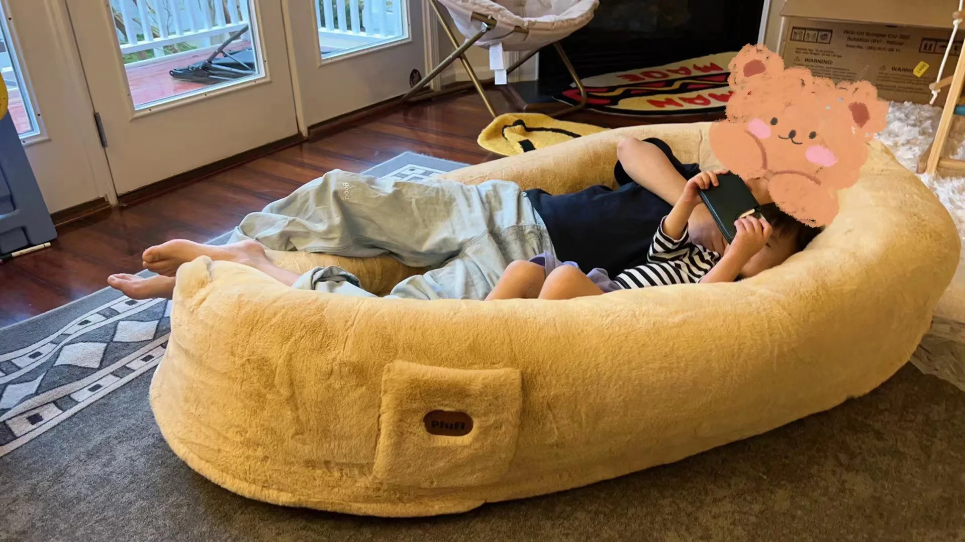 Corduroy Fabric Multi-function Beanbag pet lazy dog  Sofa Chair Bed Large nordic style Bean Bag