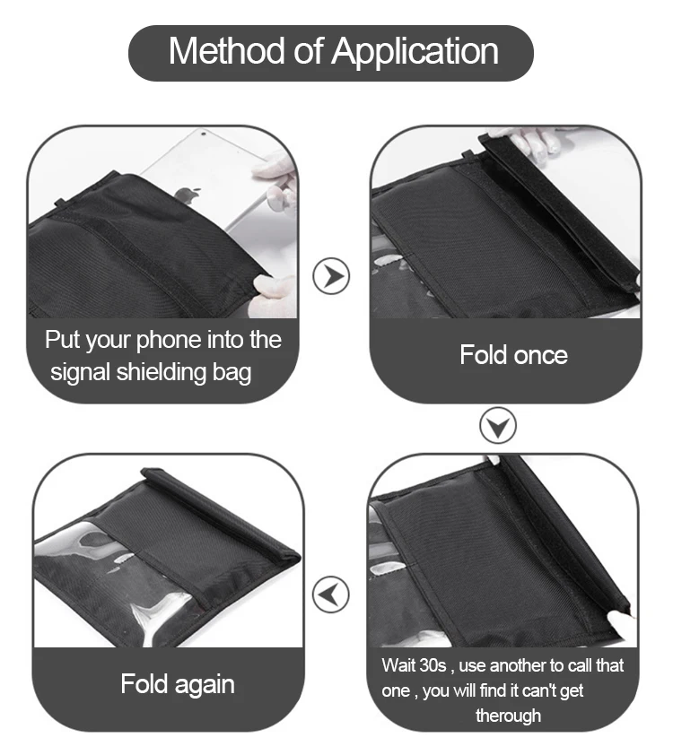 Faraday pouch for Phones Shielding  Executive Privacy Travel Security Anti-Tracking Assurance  Rfid Signal Blocking Laptop Bag