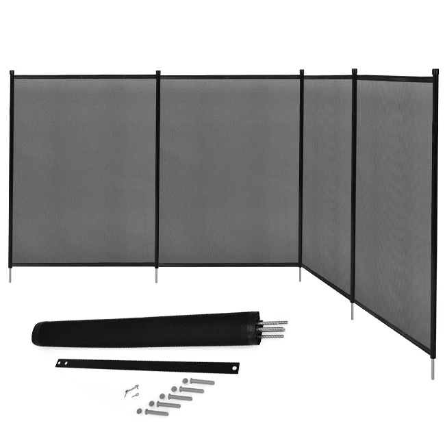 High Quality Clearview Inground Removable Swimming Pool Safety Fence Metal Fence For Pool