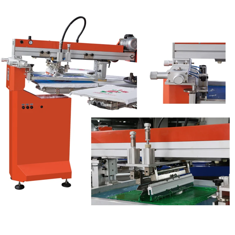 High Quality Multi-functional screen rotary printing machine for piece T-shirts and cloth