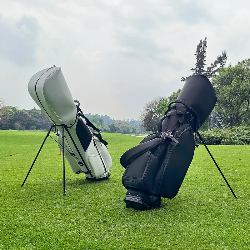 Wholesale Promotion Custom Premium Golf Bag Finest Pu Leather Lightweight OEM Golf Stand Bags Outdoors Bag for Men