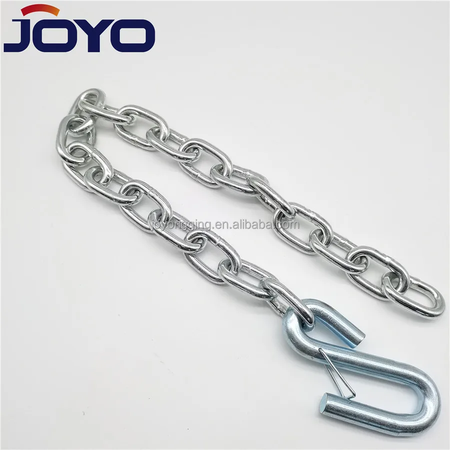 Galvanized G30 Trailer safety Chain With S Hook...