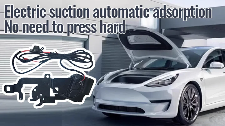 ming AO 2021+Model 3/Y/S/X/3 Highland Silent Front Trunk Electric Suction Lock