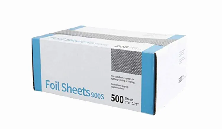 Hair Salon Pop Up Aluminum Foil Sheets Hairdressing