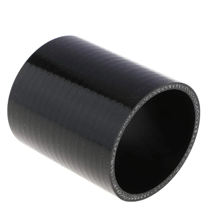 Black 5mm/0.2inch Thickness Straight Elbow Reducer Coupler Vacuum Silicone Turbo Hose Universal Air Intercooler Racing Pipe/Tube