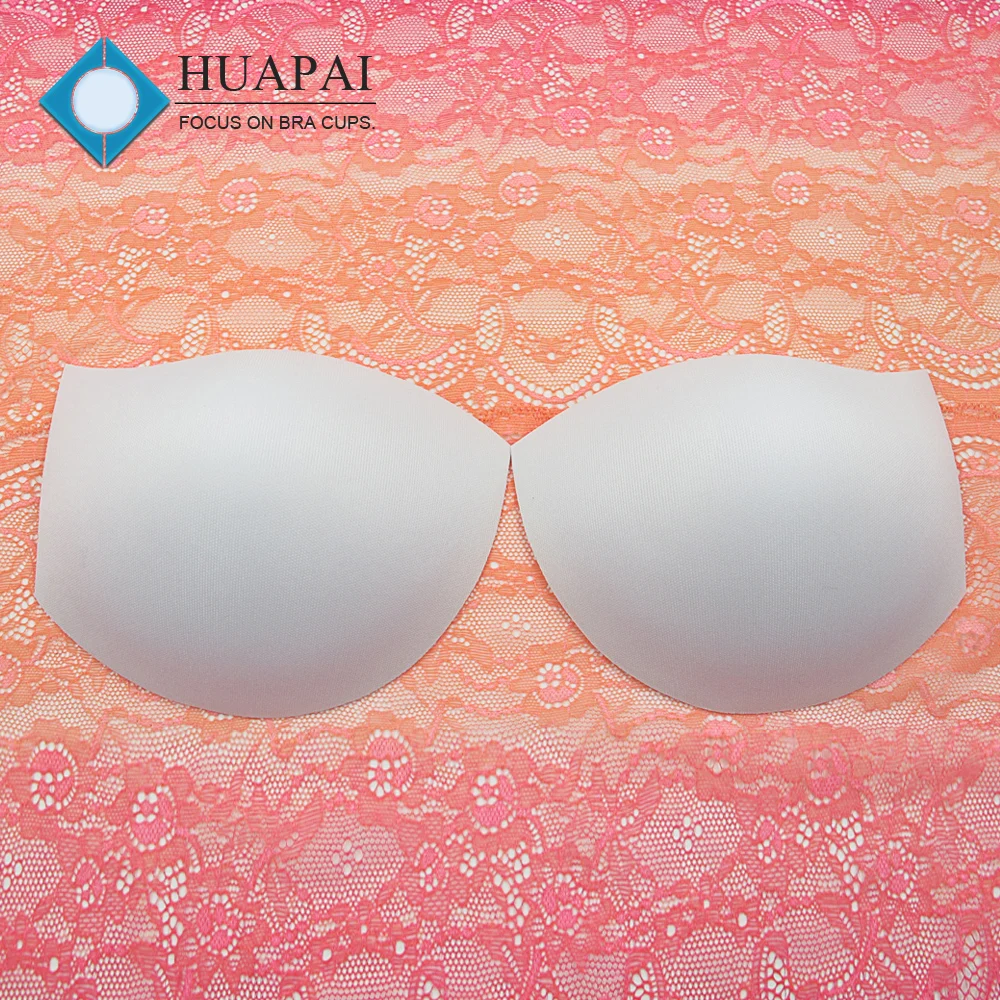 Bra cup manufacturer swimwear push up white bra cup in multi size
