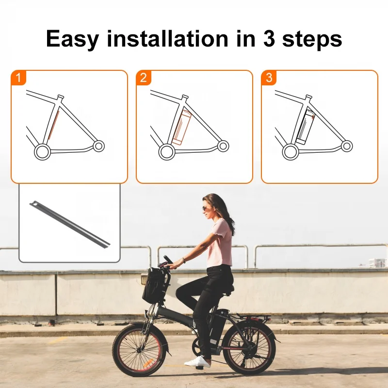 Silver fish 24V 10ah 13Ah 20Ah Electric EBike 36V 48V ebike Battery