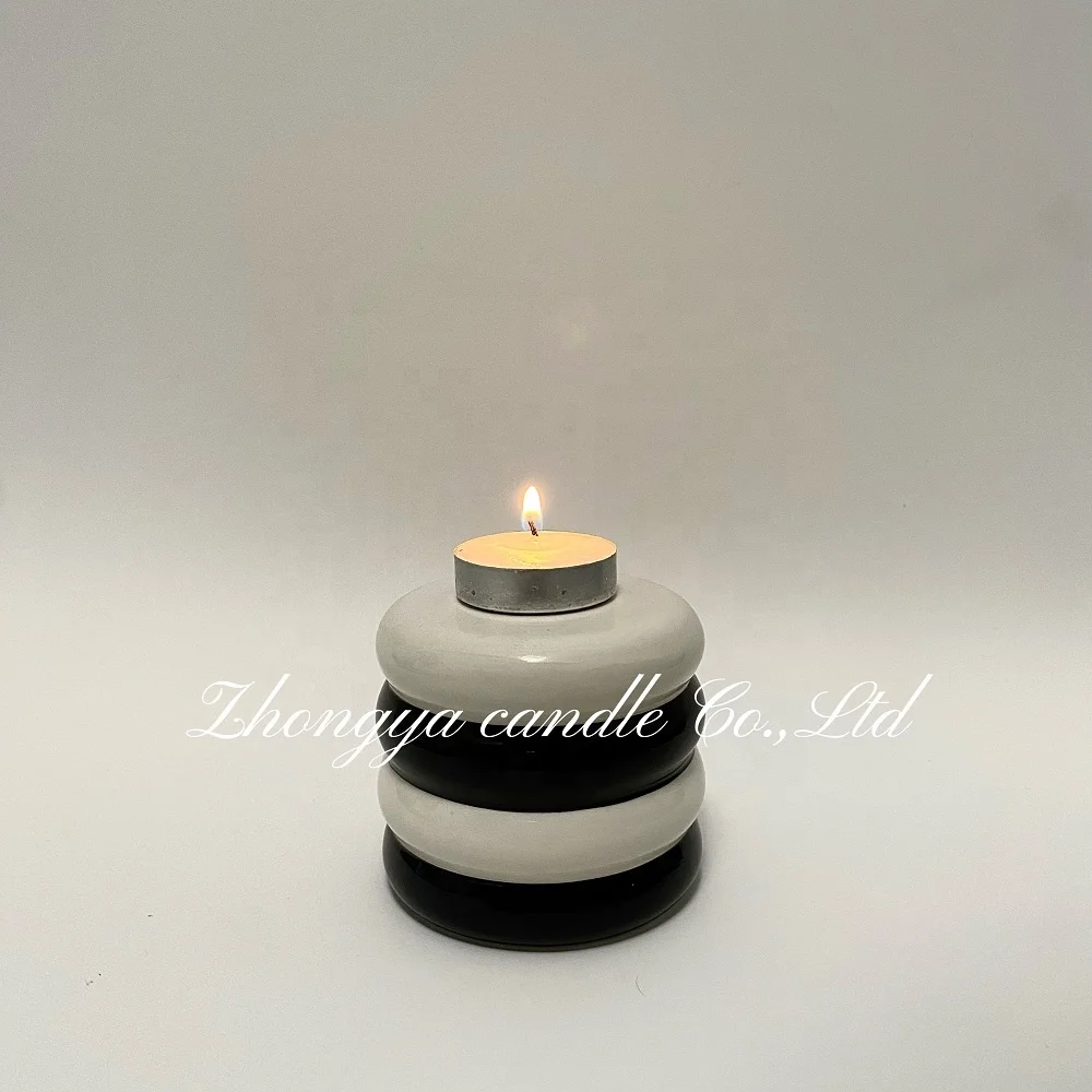 European market baptism candles cemetery candle paraffin wax smokeless pressed tealight candles on hot sale