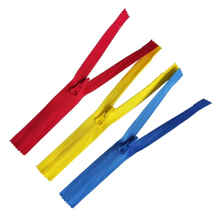 Wholesale Price Both Outside Inside Usable Garment Zipper Slider Custom Colors Available Zipper For Sale