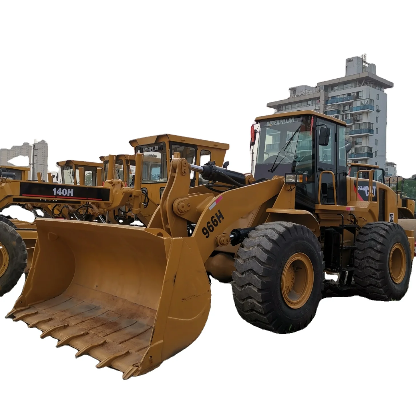 Used Free Shipping Komatsu second hand machinery for sale Top Brand Caterpillar 966F 966h 966GGood Machine Wheel Loader for Sale
